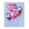 Stupell Industries Heart Balloons Celebration Framed Giclee, design by Michael Willett